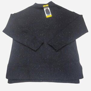 Well Worn Black Mock Neck Tunic Sweater | NWT | Size S